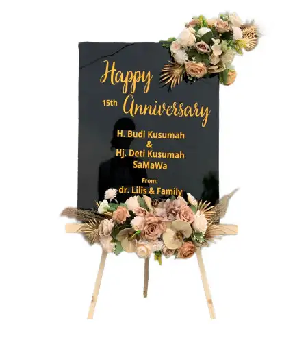 Papan Bunga Akrilik Mandalika